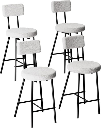 4pcs upholstered counter - 4pcs,