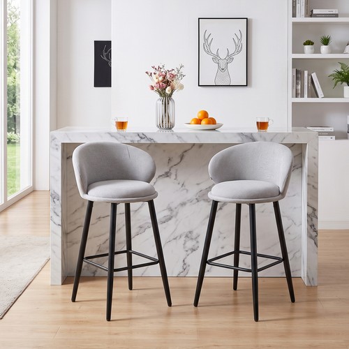 2pcs bar stools padded - 2pcs,
