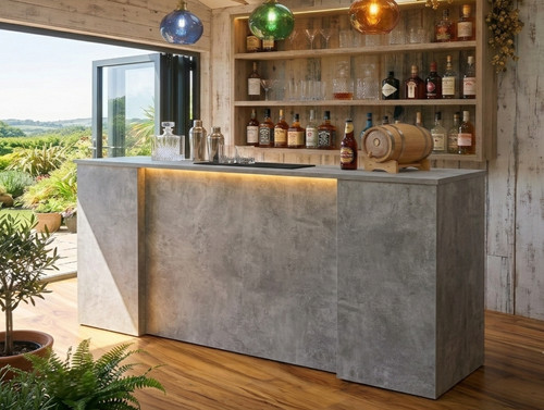 Large 6ft led home bar - large,