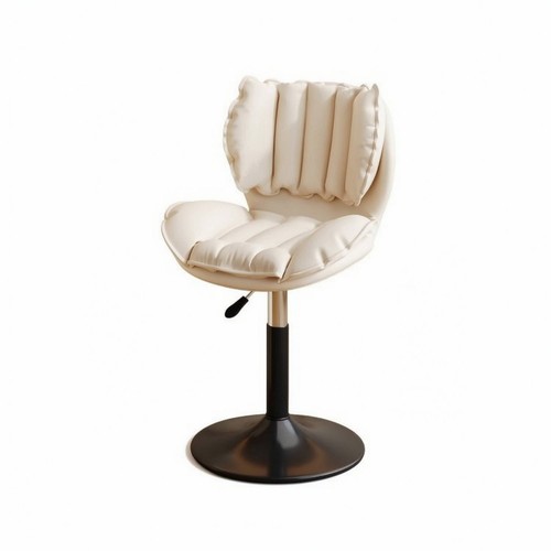 Upholstered bar stool with - bar,