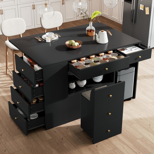 Kitchen island rolling - kitchen, island,