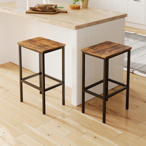 2pcs wooden seat bar - wooden, stools
