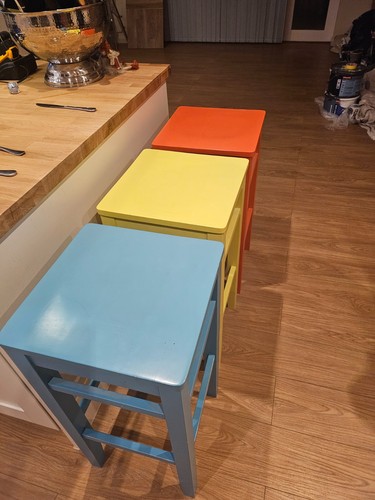 Wooden kitchen island stools - wooden,