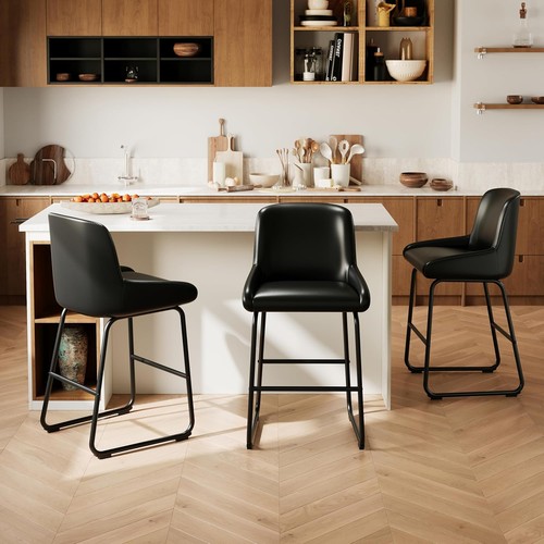 Bar stools leather kitchen - bar,